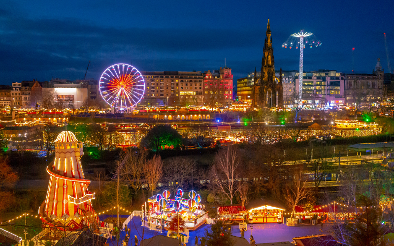 Christmas Market in Edinburgh