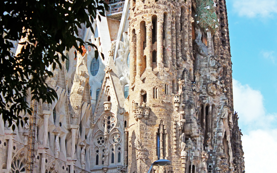 Visit the iconic Sagrada Familia in Barcelona, Spain