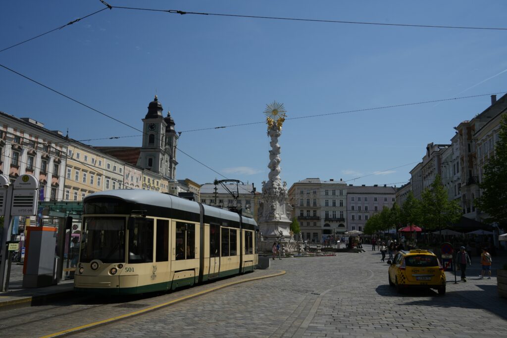 Pöstlingberg Railway and Lookout in Linz, Austria