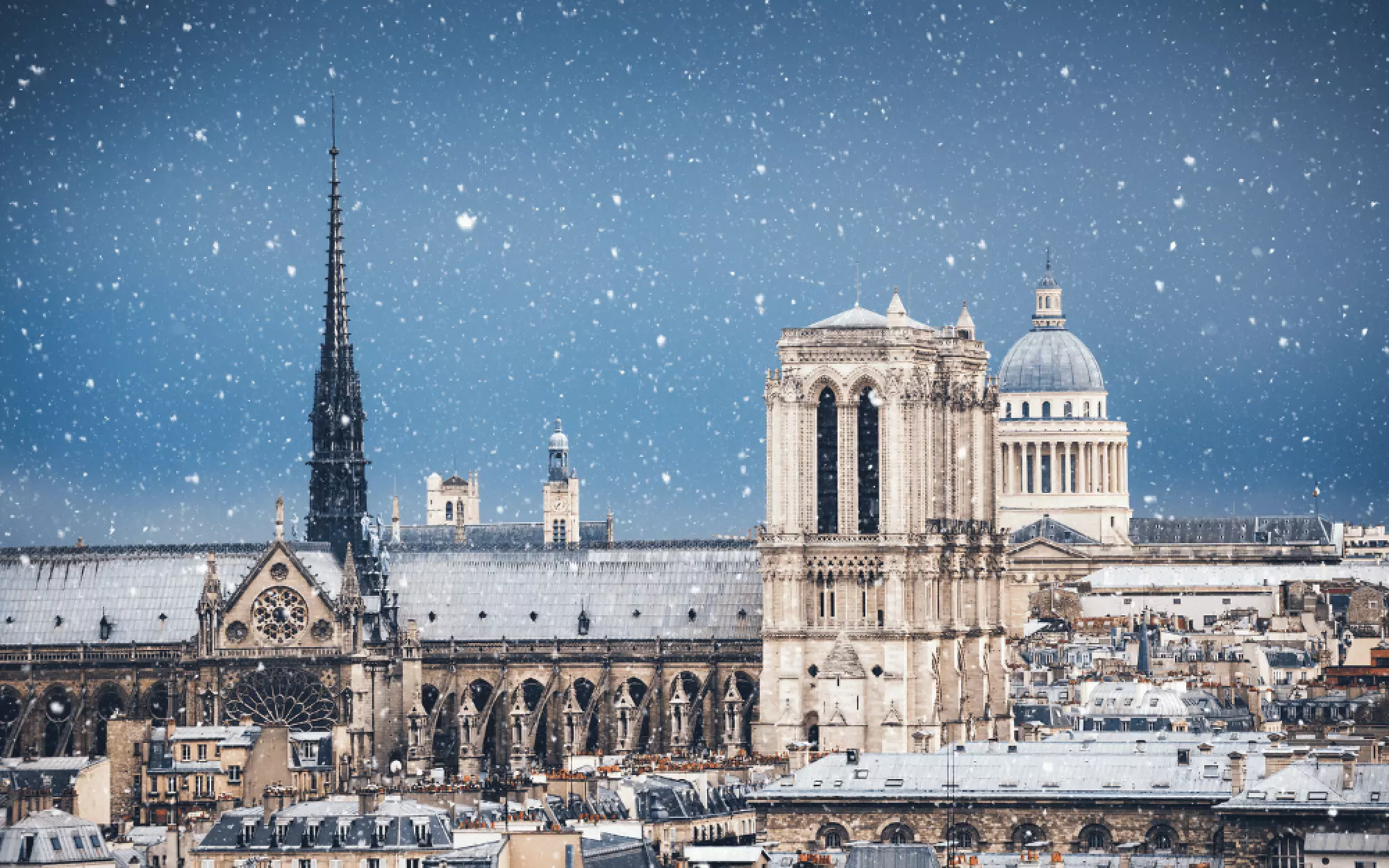 Paris in winter