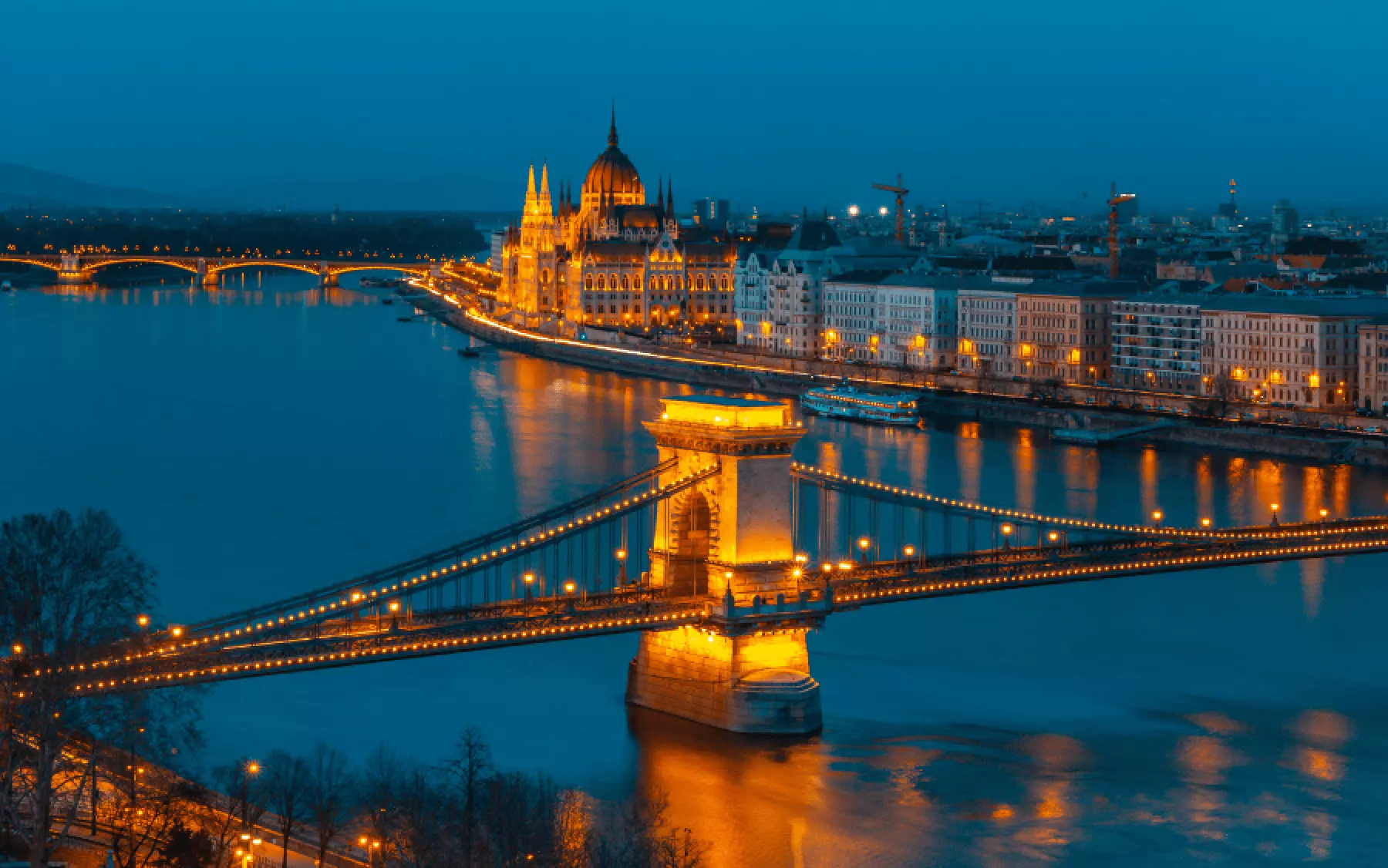 Budapest at night