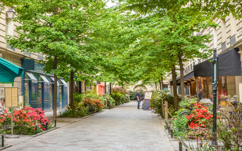 Marais district in Paris