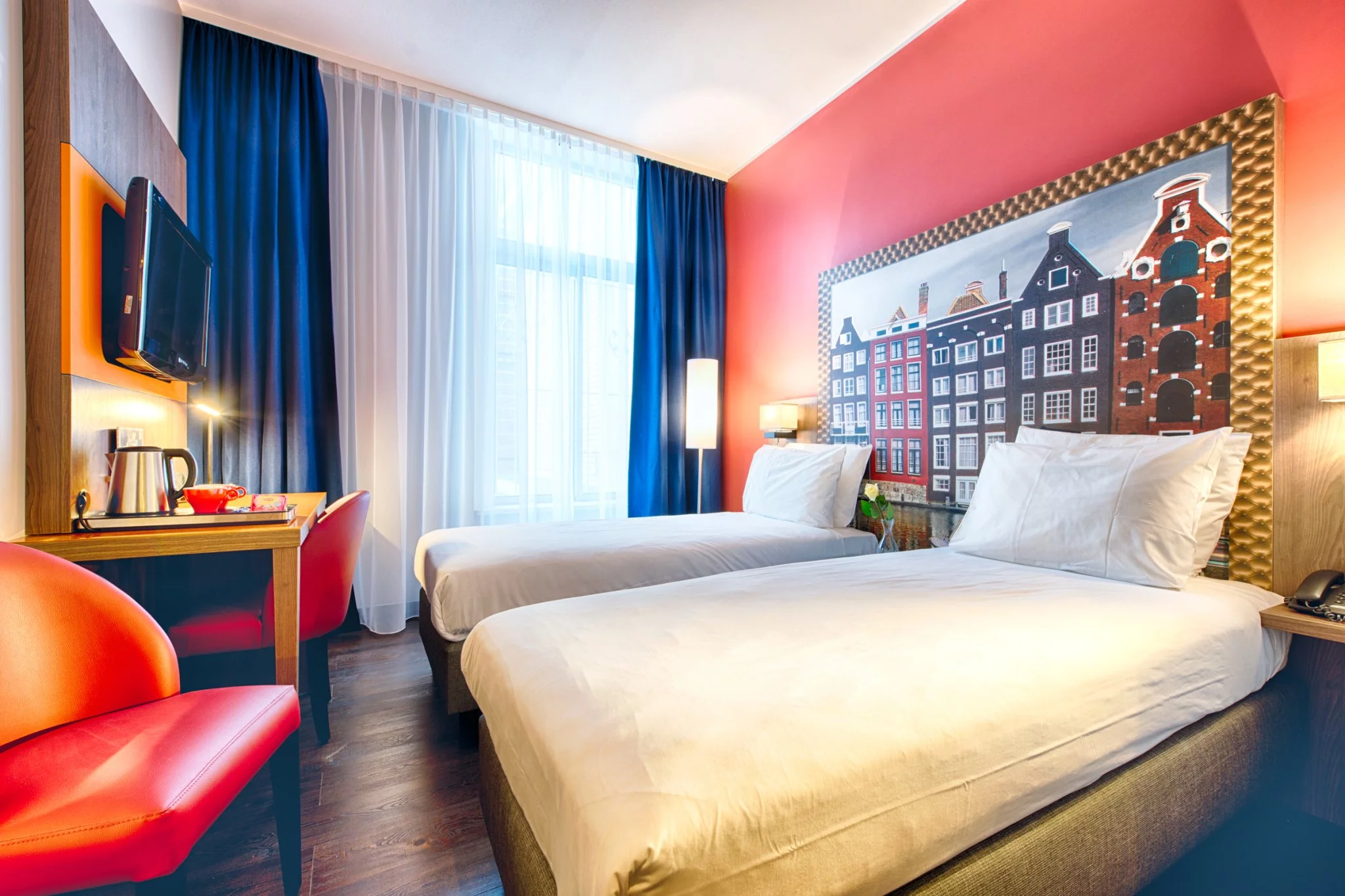 Leonardo Hotel Amsterdam City Center - Chambre Lits Jumeaux Confort